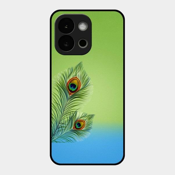 Krishna Mor Pankh Aesthetic Phone Cover For Oneplus 13S 5G