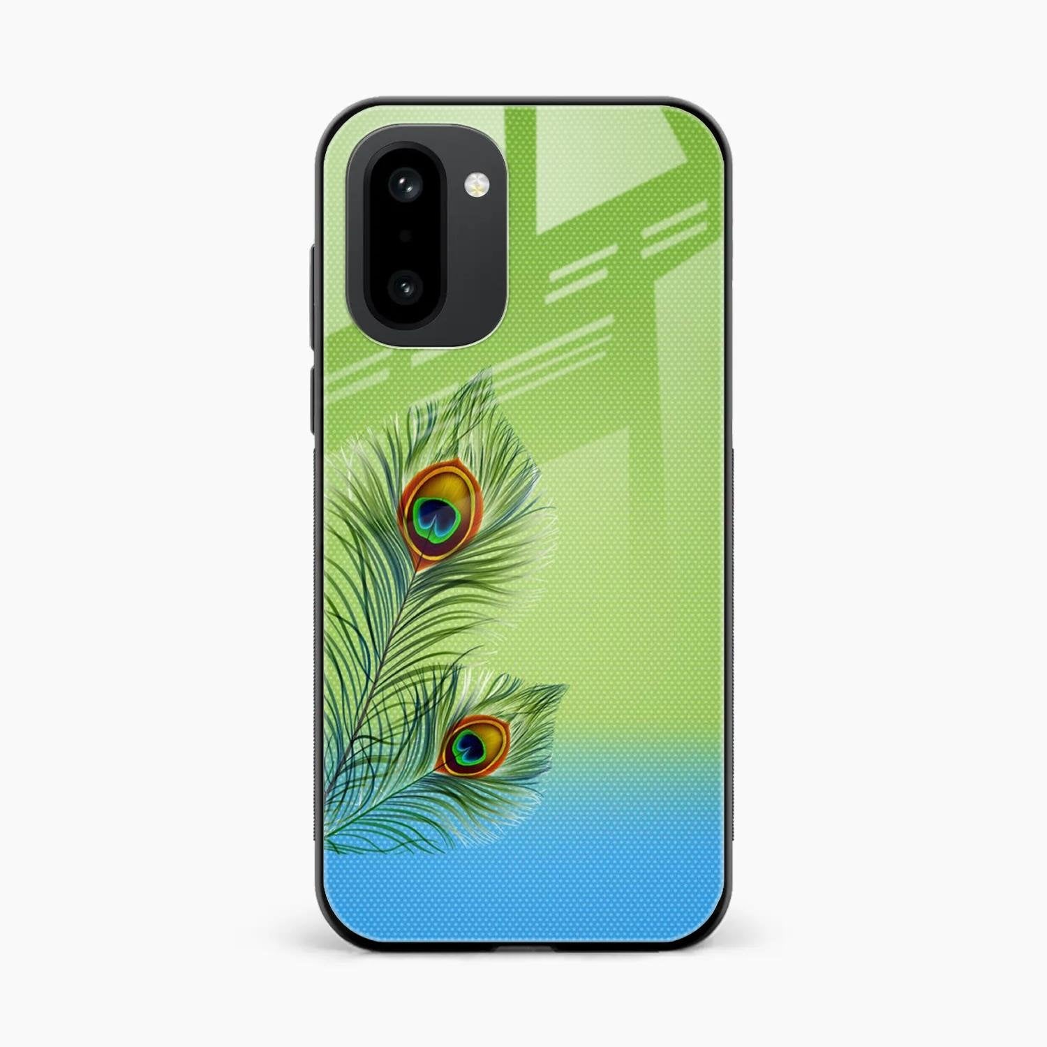 Krishna Mor Pankh Aesthetic Phone Cover For OnePlus 15R 5G