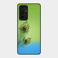 Krishna Mor Pankh Aesthetic Phone Cover For Oneplus 9Rt 5G