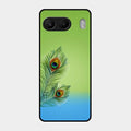 Krishna Mor Pankh Aesthetic Phone Cover For Oneplus Nord 4 5G