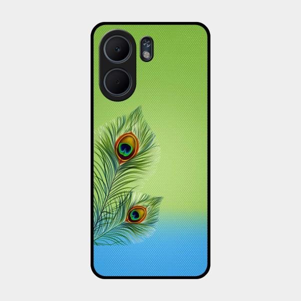 Krishna Mor Pankh Aesthetic Phone Cover For Oppo