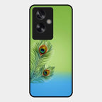 Krishna Mor Pankh Aesthetic Phone Cover For Oppo