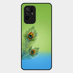 Krishna Mor Pankh Aesthetic Phone Cover For Oppo