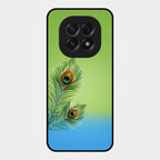 Krishna Mor Pankh Aesthetic Phone Cover For Oppo