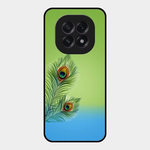 Krishna Mor Pankh Aesthetic Phone Cover For Oppo F29 5G