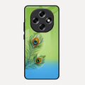 Krishna Mor Pankh Aesthetic Phone Cover For Oppo F31 Pro 5G