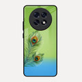 Krishna Mor Pankh Aesthetic Phone Cover For Oppo F31 Pro Plus 5G