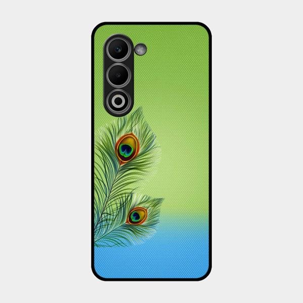 Krishna Mor Pankh Aesthetic Phone Cover For Oppo