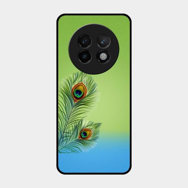 Krishna Mor Pankh Aesthetic Phone Cover For Realme 13 Plus 5G