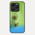 Krishna Mor Pankh Aesthetic Phone Cover For Realme 15T 5G
