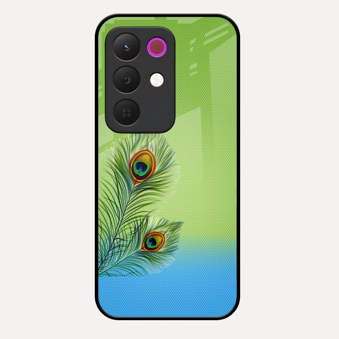 Krishna Mor Pankh Aesthetic Phone Cover For Realme 15X 5G