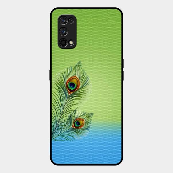 Krishna Mor Pankh Aesthetic Phone Cover For Realme 7 Pro