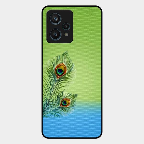 Krishna Mor Pankh Aesthetic Phone Cover For Realme