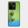 Krishna Mor Pankh Aesthetic Phone Cover For Realme Gt 7 5G