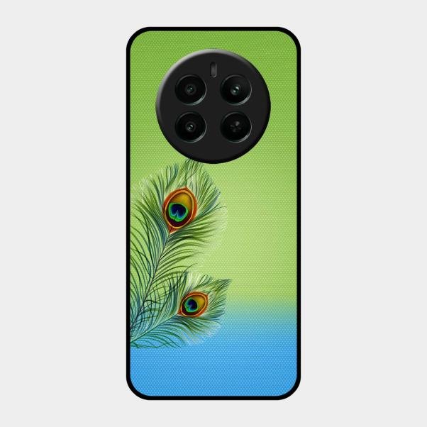 Krishna Mor Pankh Aesthetic Phone Cover For Realme Narzo 70 5G