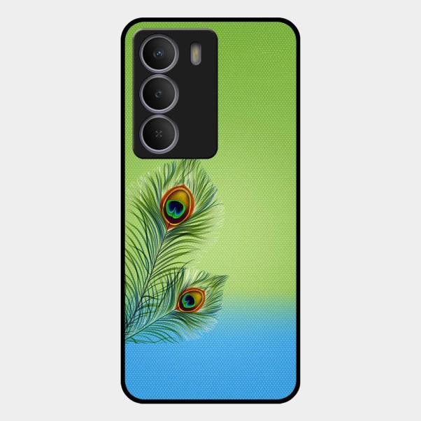 Krishna Mor Pankh Aesthetic Phone Cover For Realme