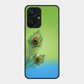 Krishna Mor Pankh Aesthetic Phone Cover For Redmi 13C 5G
