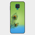 Krishna Mor Pankh Aesthetic Phone Cover For Redmi Note 10 Lite