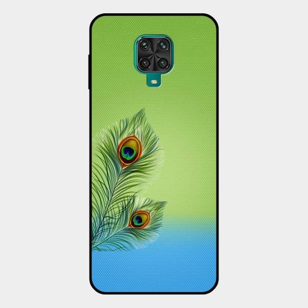 Krishna Mor Pankh Aesthetic Phone Cover For Redmi Note 10 Lite