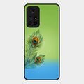 Krishna Mor Pankh Aesthetic Phone Cover For Redmi Note 11T 5G