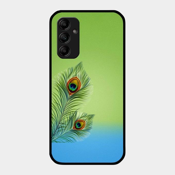 Krishna Mor Pankh Aesthetic Phone Cover For Samsung Galaxy A14 5G