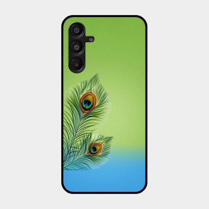 Krishna Mor Pankh Aesthetic Phone Cover For Samsung