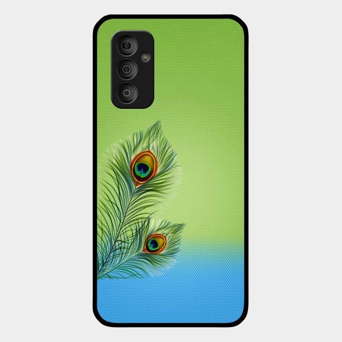 Krishna Mor Pankh Aesthetic Phone Cover For Samsung Galaxy F23 5G