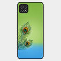 Krishna Mor Pankh Aesthetic Phone Cover For Samsung Galaxy F42 5G