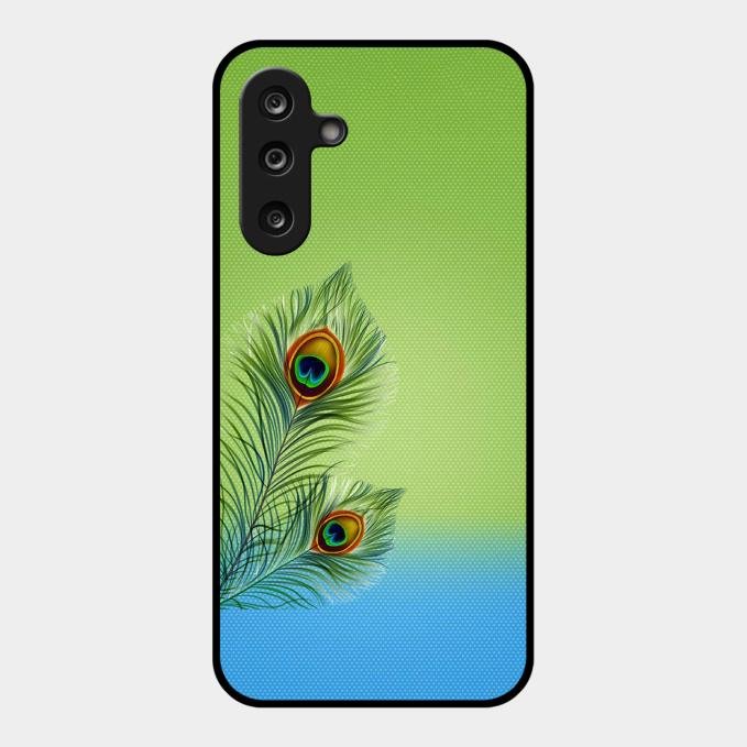 Krishna Mor Pankh Aesthetic Phone Cover For Samsung