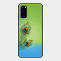Krishna Mor Pankh Aesthetic Phone Cover For Samsung Galaxy S20
