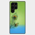 Krishna Mor Pankh Aesthetic Phone Cover For Samsung Galaxy S26 Ultra 5G