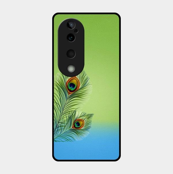 Krishna Mor Pankh Aesthetic Phone Cover For Vivo