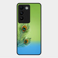 Krishna Mor Pankh Aesthetic Phone Cover For Vivo Y200E 5G