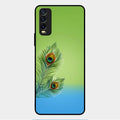 Krishna Mor Pankh Aesthetic Phone Cover For Vivo Y20T