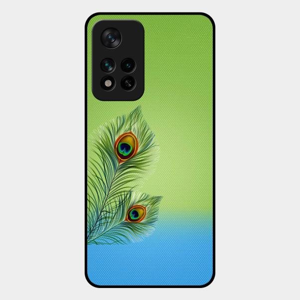 Krishna Mor Pankh Aesthetic Phone Cover For Xiaomi 11I 5G