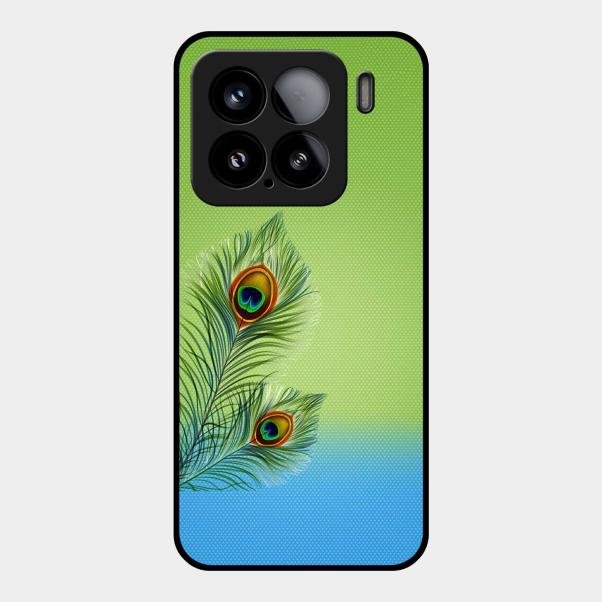 Krishna Mor Pankh Aesthetic Phone Cover For Xiaomi 15 5G