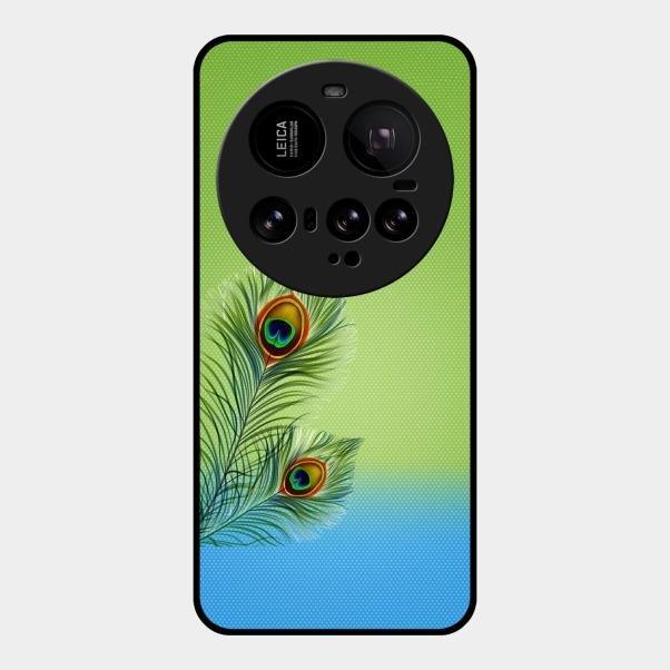 Krishna Mor Pankh Aesthetic Phone Cover For Redmi