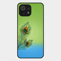Krishna Mor Pankh Aesthetic Phone Cover For Xiaomi Mi 11 Lite