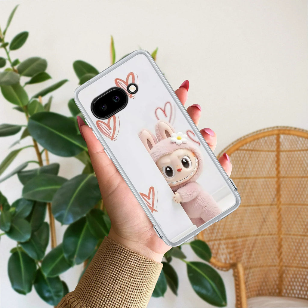 Labubu Anti Yellow Case For Google Pixel 9a 5G