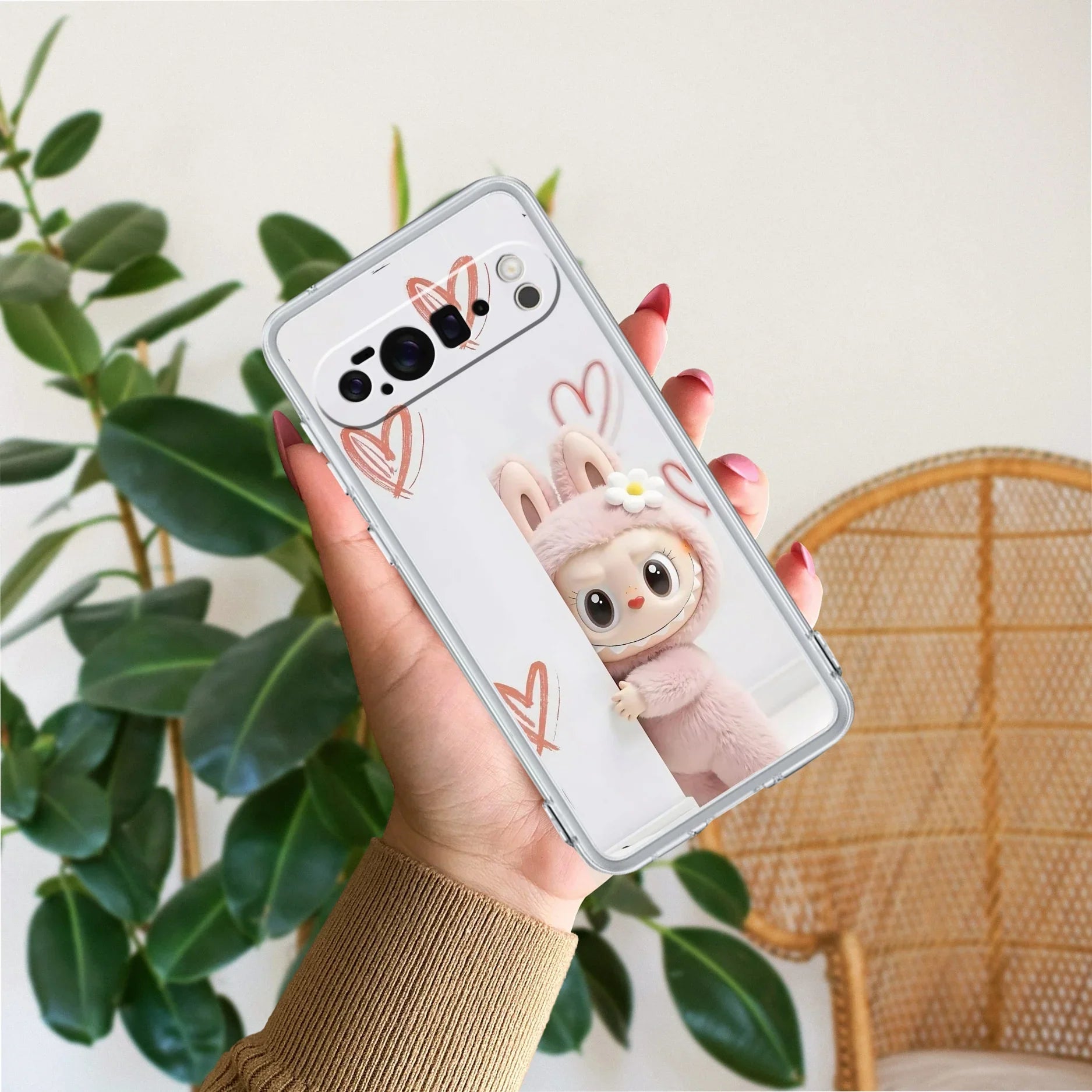 Labubu Anti Yellow Case For Google Pixel 10 Pro XL
