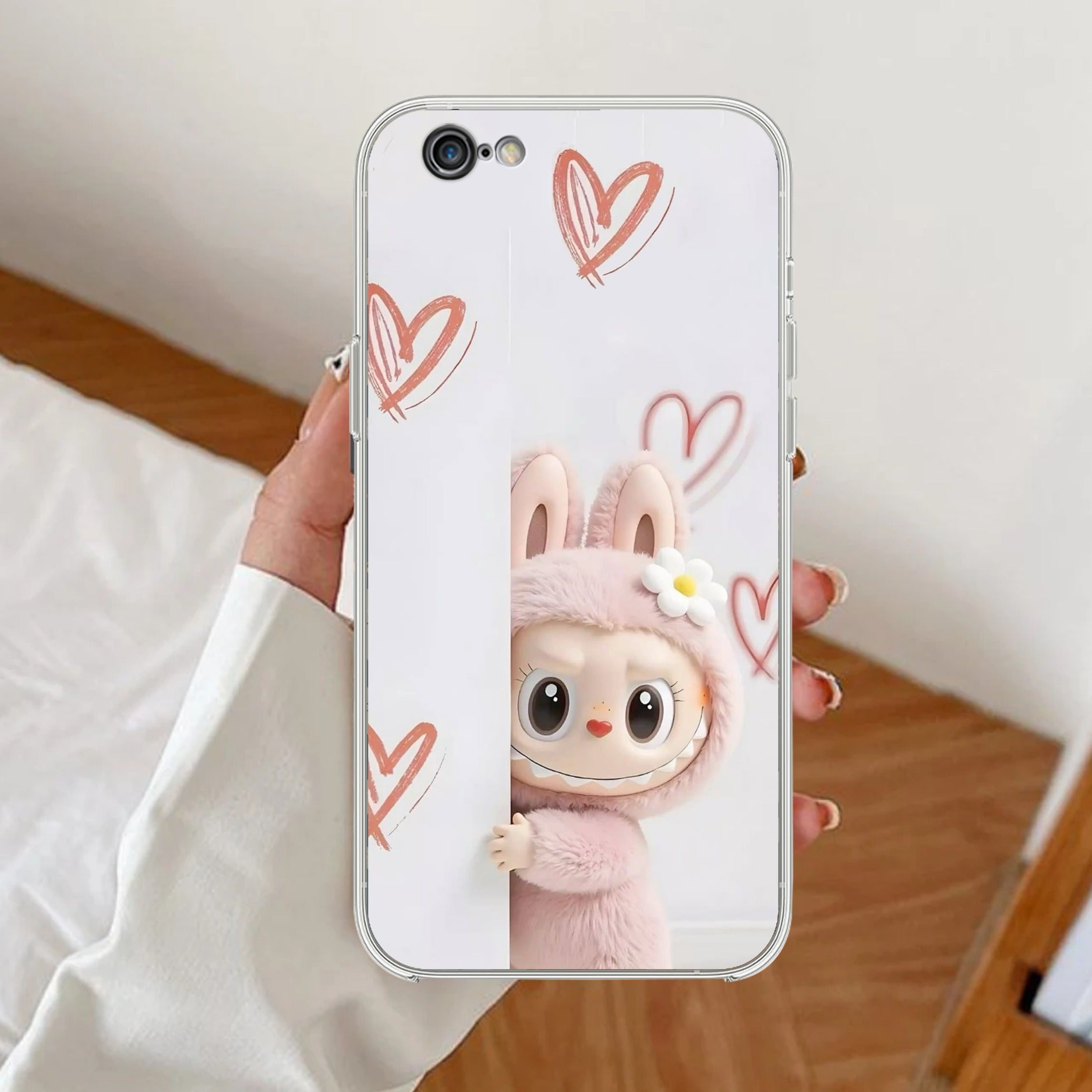 Labubu Anti Yellow Clear Case For iPhone 7 / iPhone 8 / iPhone Se 2020