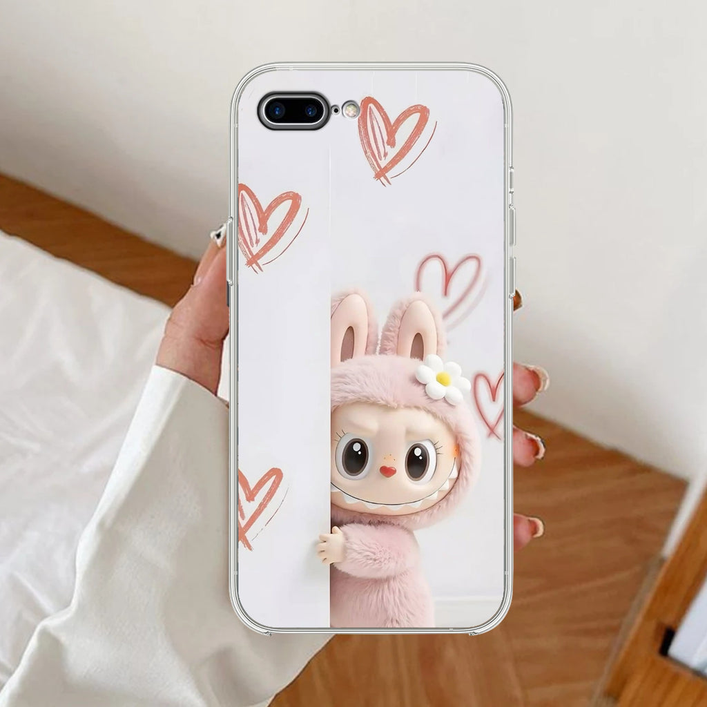 Labubu Anti Yellow Clear Case For iPhone 7 Plus / iPhone 8 Plus