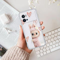 Labubu Transparent Silicon Case For iQOO Neo 7 Pro 5G
