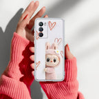 Labubu Transparent Silicon Case For iQOO 9 SE 5G