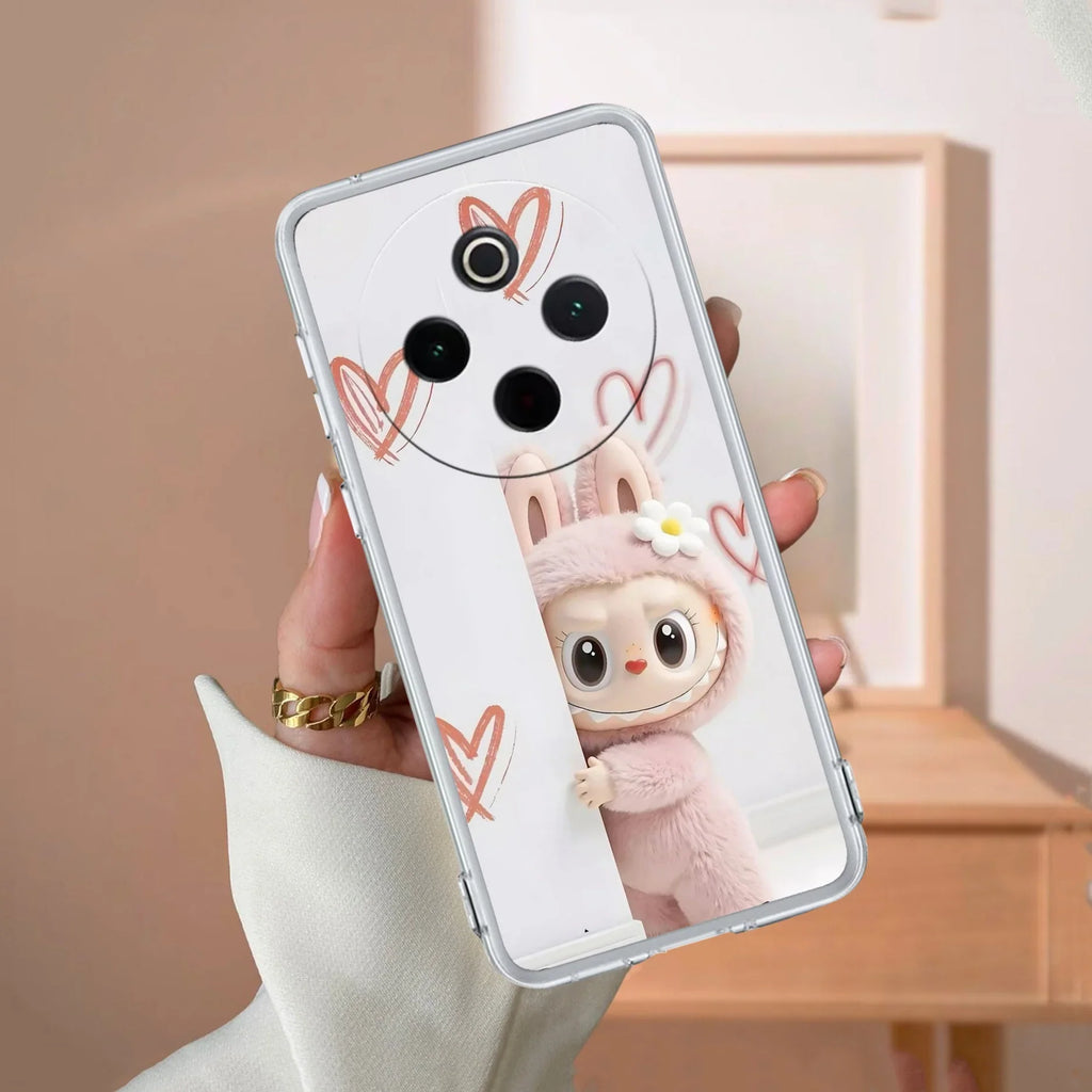 Labubu Transparent Silicon Case For iQOO Z10 5G