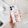 Labubu Transparent Silicon Case For Vivo Y75 4G
