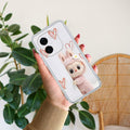 Labubu Transparent Silicon Case For Vivo T3 Pro 5G