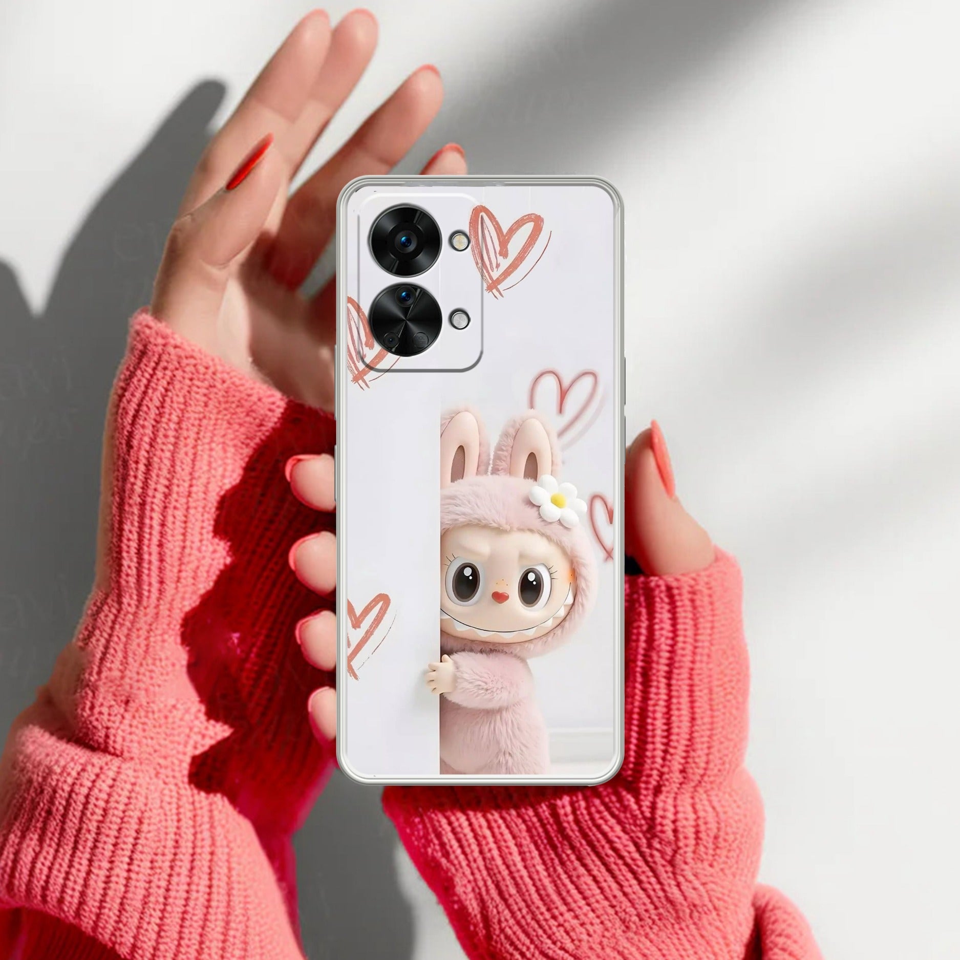 Labubu Transparent Silicon Case For OnePlus Nord 2T 5G
