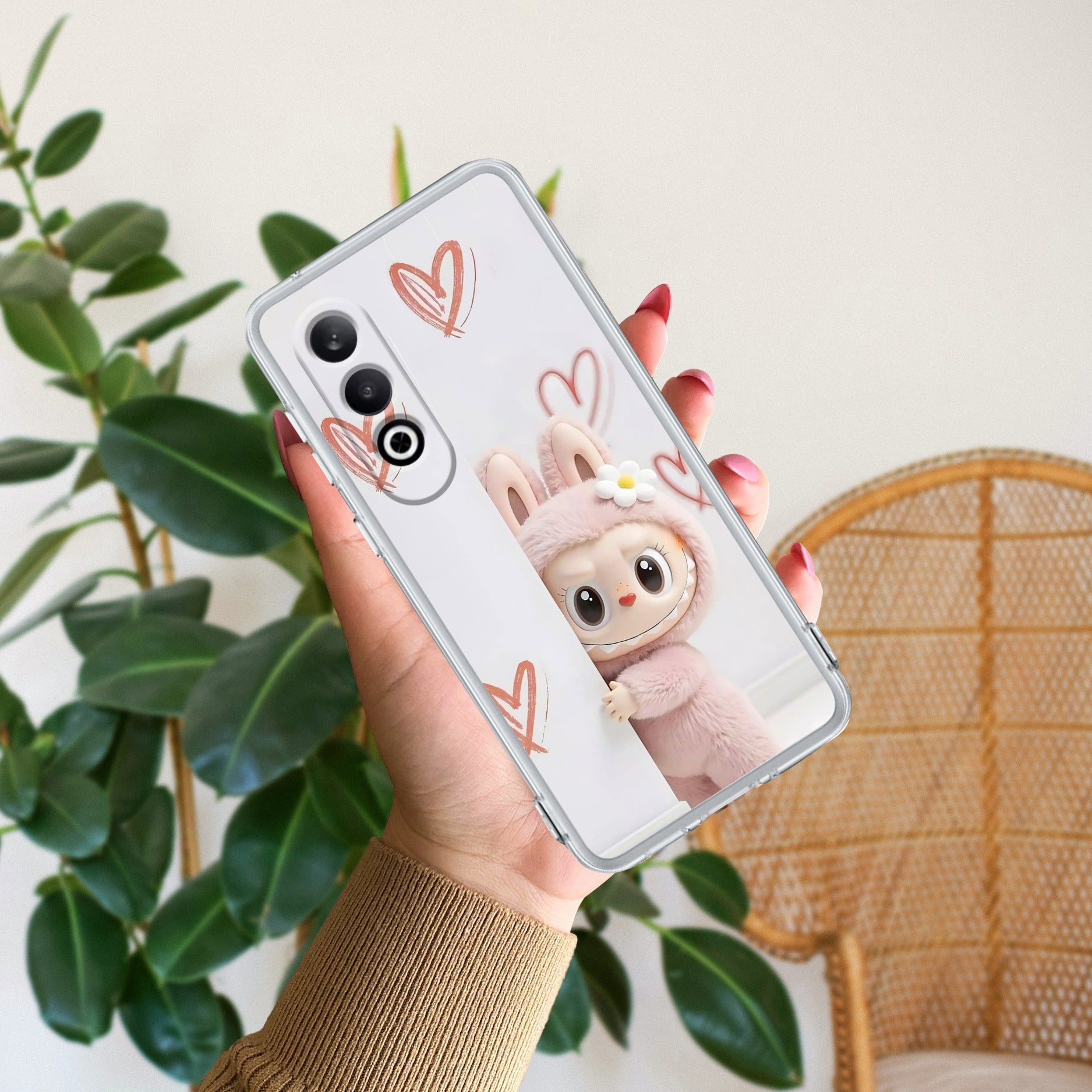 Labubu Anti Yellow Case For OnePlus Nord CE 4 5G