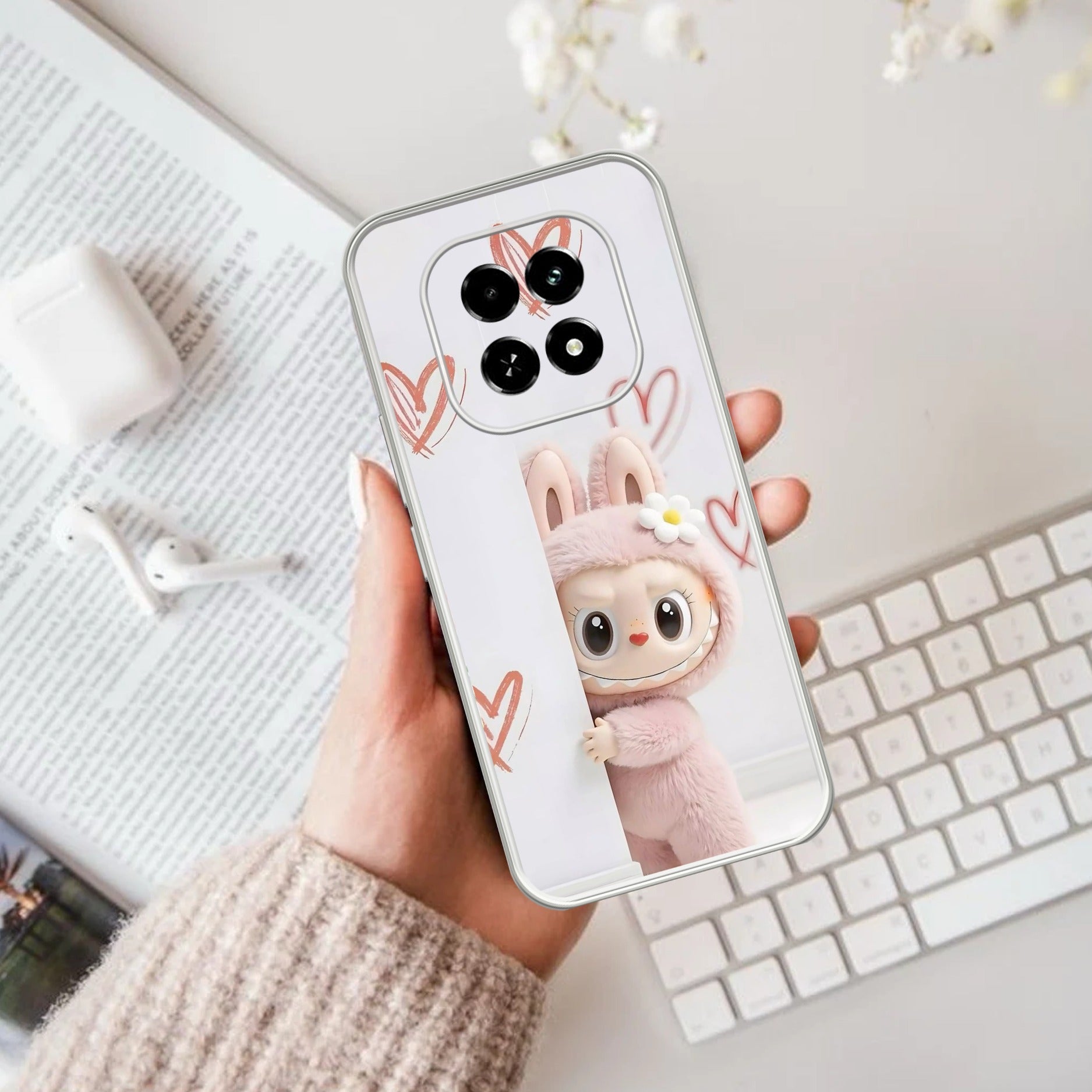 Labubu Anti Yellow Case For Oppo F29 5G
